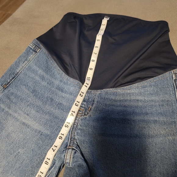 Madewell Maternaty Medium Wash Blue Jeans - Picture 5 of 12